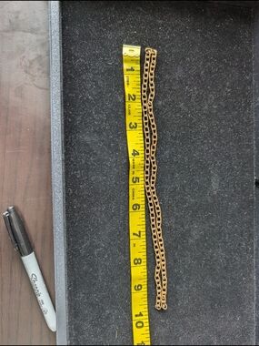 Gold Chain Necklace - Double Link